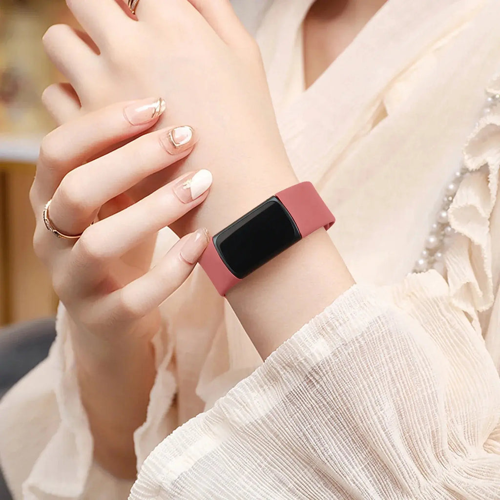 Soft TPU Strap for Fitbit Charge 5 & 6 – Adjustable Replacement Wristband for Fitbit Charge 5/6 TOBFIT