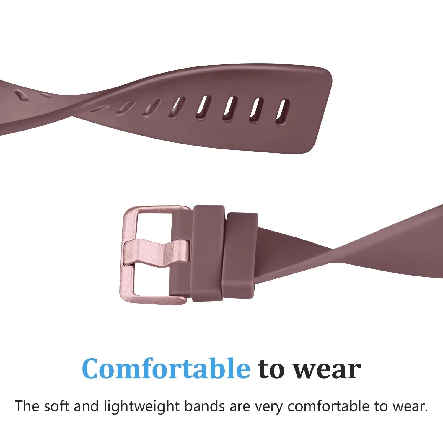 Soft TPU Watch Band for Fitbit Versa 1, Versa 2, Versa Lite, SE – Sport Bracelet Replacement TOBFIT