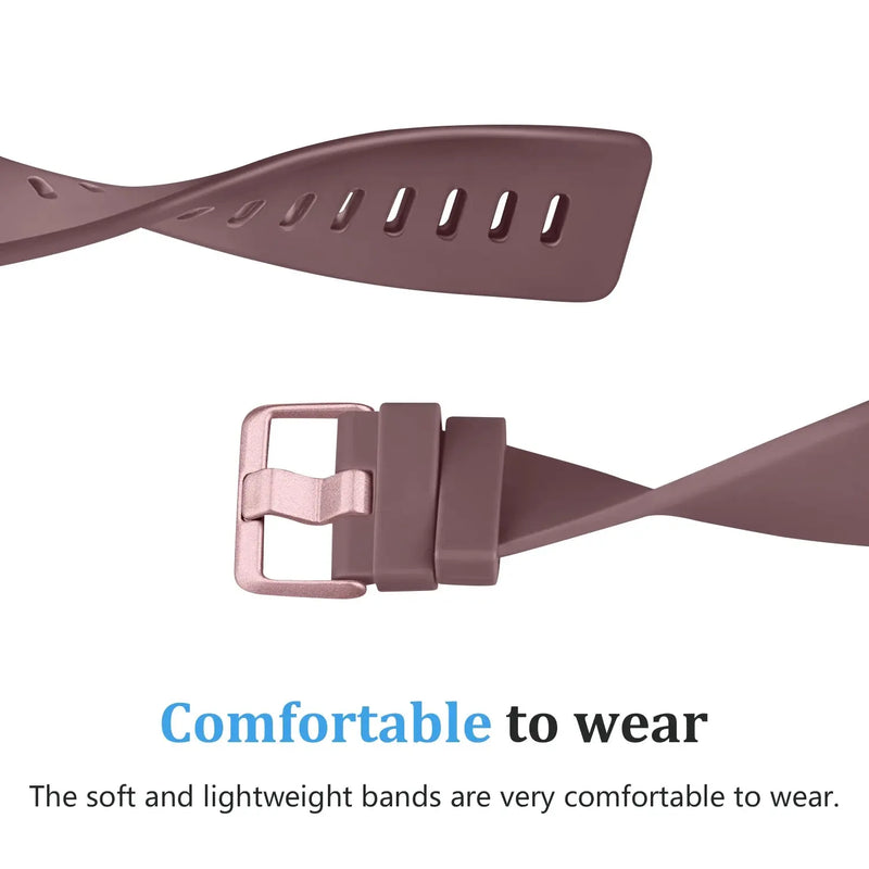 Soft TPU Watch Band for Fitbit Versa 1, Versa 2, Versa Lite, SE – Sport Bracelet Replacement TOBFIT