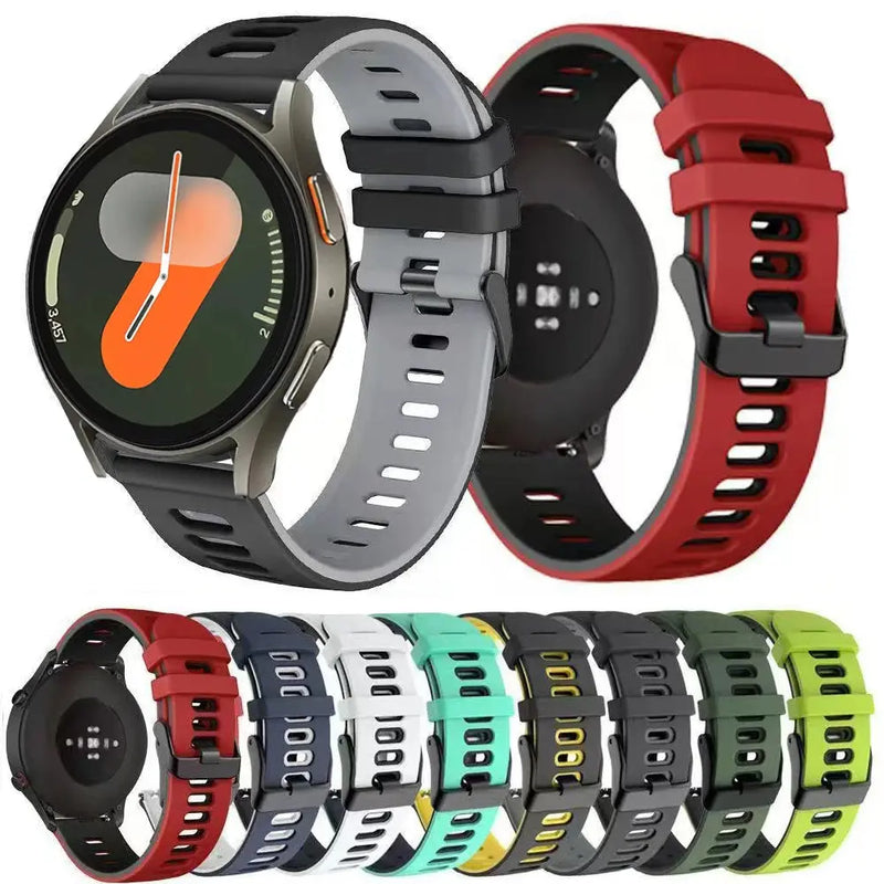 Sport Silicone Strap for Samsung Galaxy Watch & Huawei Watch GT (20mm, 22mm) STRAPS