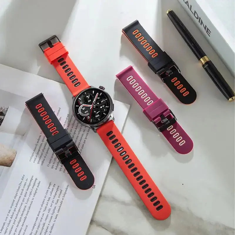 Sport Silicone Strap for Samsung Galaxy Watch & Huawei Watch GT (20mm, 22mm) STRAPS