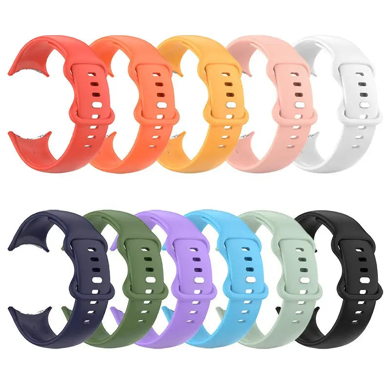 Sport Strap for Google Pixel Watch – Silicone Active Bands Replacement Wristband Bracelet EUOU