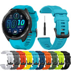 Sports Silicone Strap for Garmin Forerunner 965, 955 Solar, 945, 935, 745 – 22mm Replacement Band STRAPS