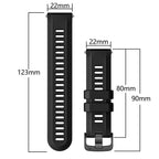 Sports Silicone Strap for Garmin Forerunner 965, 955 Solar, 945, 935, 745 – 22mm Replacement Band STRAPS