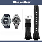Sports Watch Band for Casio G-SHOCK GST-B400 - Silicone Resin, Waterproof - STRAPS