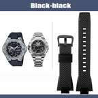 Sports Watch Band for Casio G-SHOCK GST-B400 - Silicone Resin, Waterproof - STRAPS