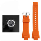 Sports Watch Band for Casio G-SHOCK GST-B400 - Silicone Resin, Waterproof - STRAPS