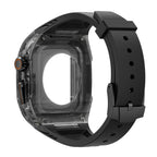 Sporty Transparent Case + Integrated TPU Strap for Apple Watch Series 4-9 STRAPS