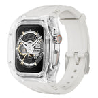 Sporty Transparent Case + Integrated TPU Strap for Apple Watch Series 4-9 STRAPS