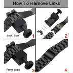 Stainless Steel Bracelet Strap for SUUNTO RACE/RACE S Smartwatch - STRAPS