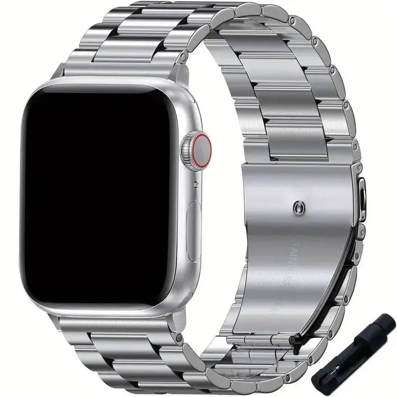 Stainless Steel Bracelet for Apple Watch Strap Ultra Series 9 10 SE 49/46/45/44/42/41/40mm - STRAPS