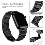 Stainless Steel Bracelet for Apple Watch Strap Ultra Series 9 10 SE 49/46/45/44/42/41/40mm STRAPS