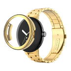 Stainless Steel Case Band for Google Pixel Watch 2/1 – Full Protective Cover & Metal Strap STRAPS