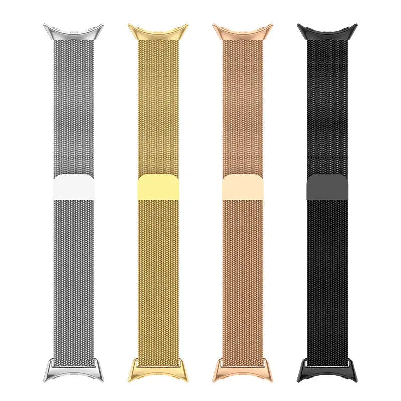 Stainless Steel Magnetic Strap for Google Pixel Watch 2 – Milanese Metal Bracelet STRAPS