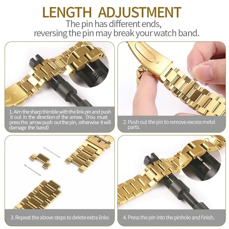 Stainless Steel QuickFit Band 26mm/22mm for Garmin Fenix 8 7X 7 6X 6 5X Plus 5 5S 3HR Watch STRAPS