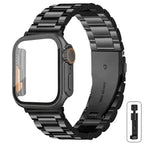 Stainless Steel Strap + Ultra Case for Apple Watch Series 4-9 (40mm-45mm) STRAPS