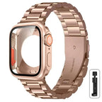 Stainless Steel Strap + Ultra Case for Apple Watch Series 4-9 (40mm-45mm) STRAPS