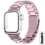 Stainless Steel Strap + Ultra Case for Apple Watch Series 4-9 (40mm-45mm) STRAPS