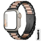 Stainless Steel Strap + Ultra Case for Apple Watch Series 4-9 (40mm-45mm) STRAPS
