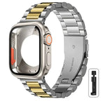 Stainless Steel Strap + Ultra Case for Apple Watch Series 4-9 (40mm-45mm) STRAPS