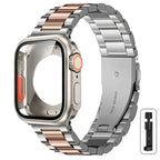 Stainless Steel Strap + Ultra Case for Apple Watch Series 4-9 (40mm-45mm) STRAPS