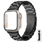 Stainless Steel Strap + Ultra Case for Apple Watch Series 4-9 (40mm-45mm) STRAPS