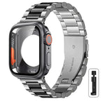 Stainless Steel Strap + Ultra Case for Apple Watch Series 4-9 (40mm-45mm) STRAPS