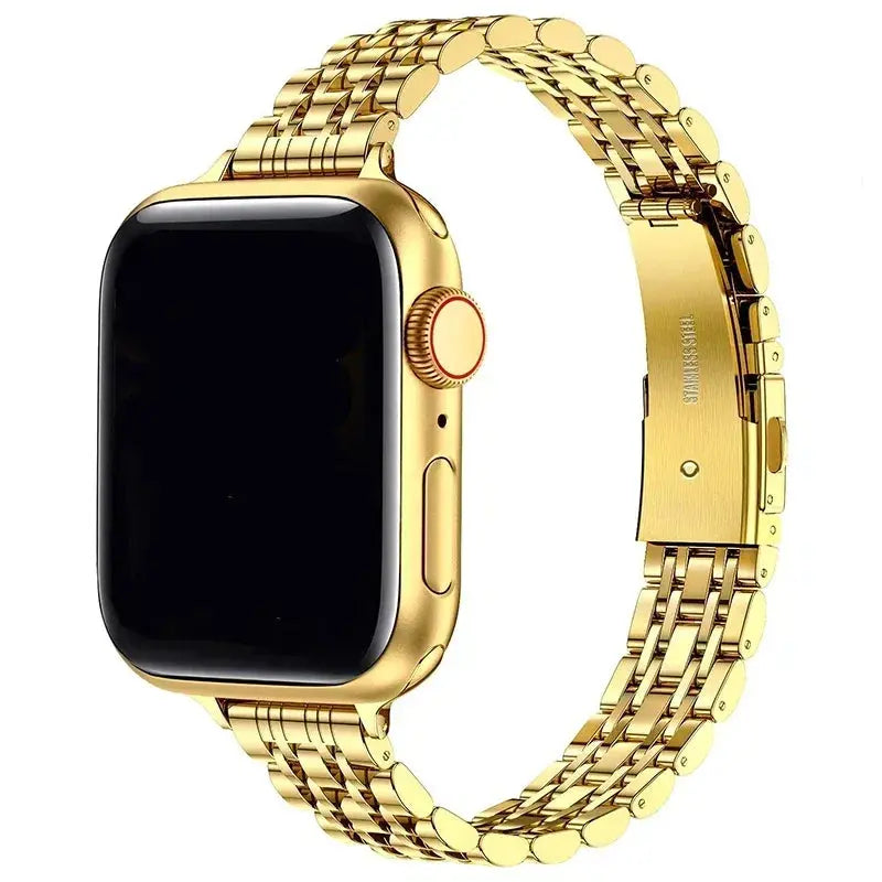 Stainless Steel Strap for Apple Watch Ultra 2, Series 10,9,8,SE,7,6 – 49mm,45mm,44mm,42mm,41mm, 40mm STRAPS
