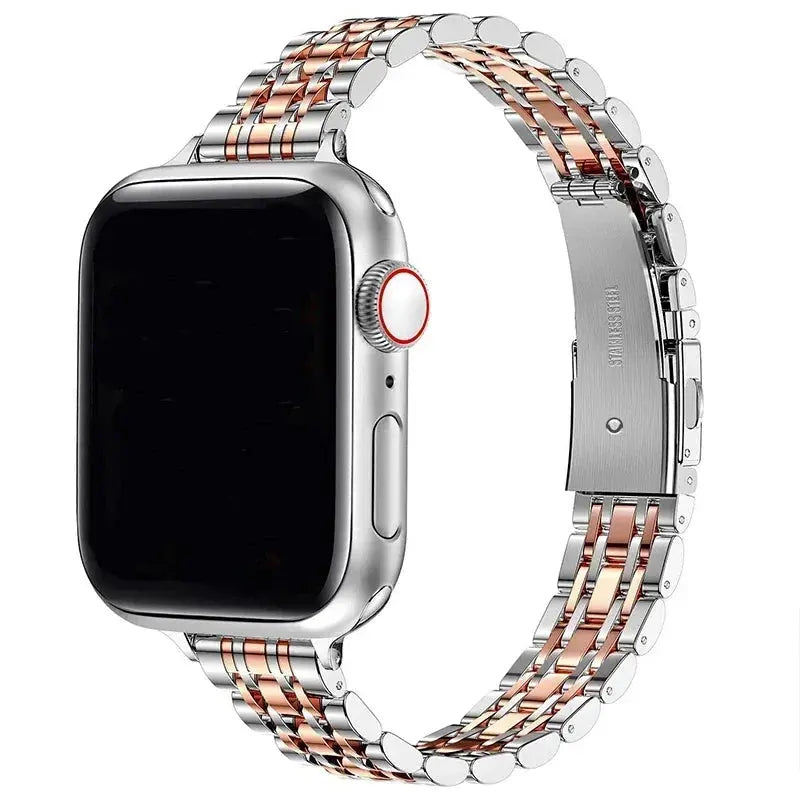 Stainless Steel Strap for Apple Watch Ultra 2, Series 10,9,8,SE,7,6 – 49mm,45mm,44mm,42mm,41mm, 40mm STRAPS