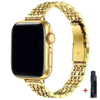 Stainless Steel Strap for Apple Watch Ultra 2, Series 10,9,8,SE,7,6 – 49mm,45mm,44mm,42mm,41mm, 40mm STRAPS