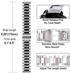Stainless Steel Strap for Huawei Honor Watch GS Pro – Elegant and Durable Metal Watchband - STRAPS