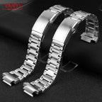 Stainless Steel Watchband for Casio G-SHOCK GW-M5610 DW5600 GA2100 - Solid Steel Strap STRAPS