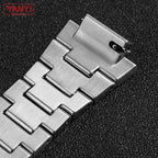 Stainless Steel Watchband for Casio G-SHOCK GW-M5610 DW5600 GA2100 - Solid Steel Strap STRAPS