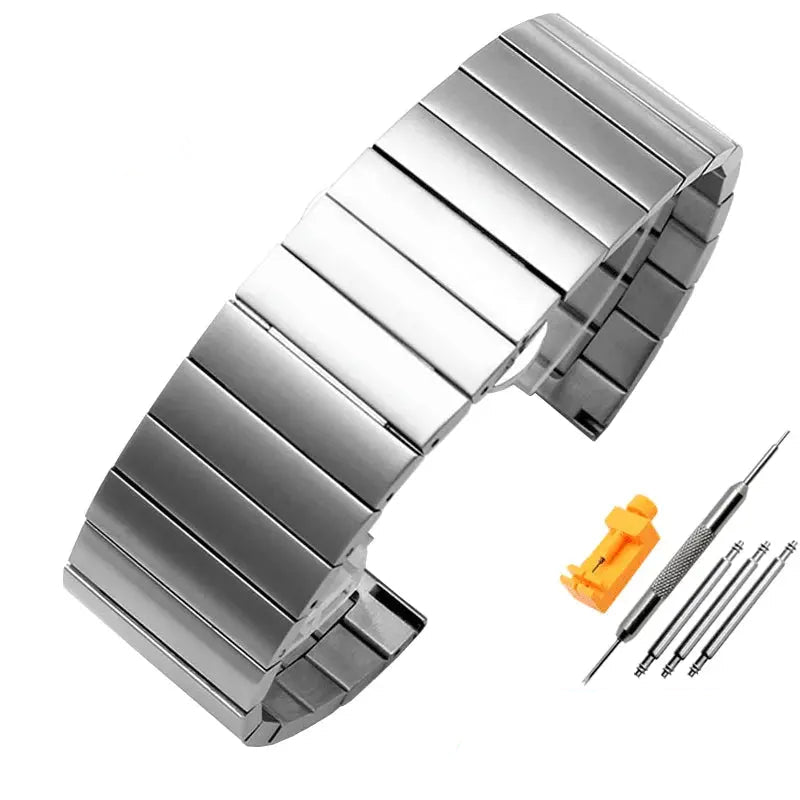 Stainless Steel Watchband for Panerai, Diesel – 22mm, 24mm, 26mm, 28mm, 30mm STRAPS