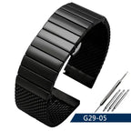 Steel Dive Shark Mesh Milanese Watch Bracelet Strap – 20mm/22mm/24mm for Breitling, Omega - STRAPS