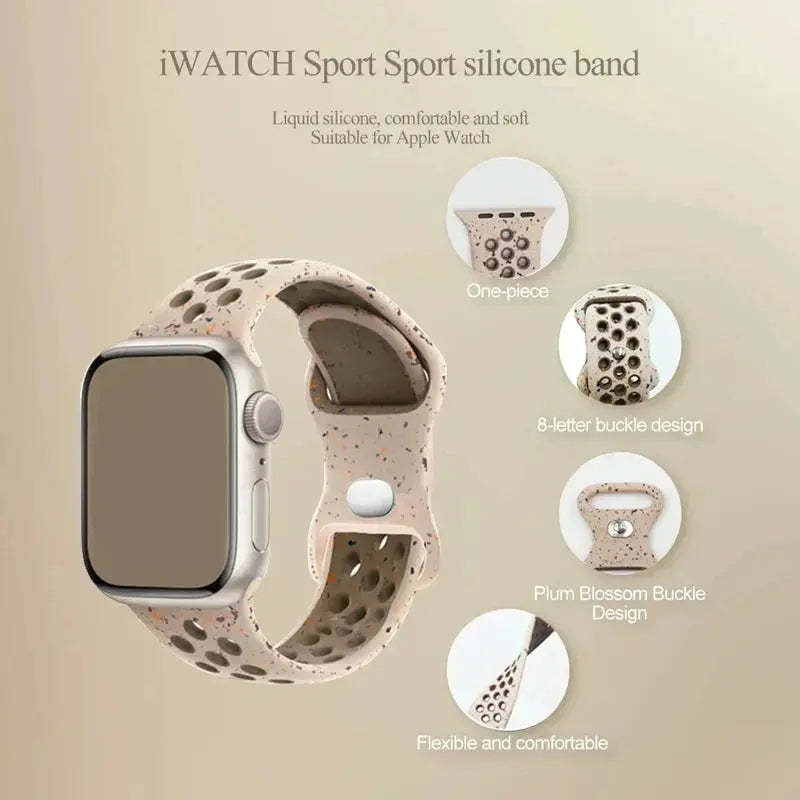 Strap For Apple Watch Band - Silicone Sport Bracelet for Series 10, 9, 8, Ultra, SE, 7, 6, 5, 44mm, 49mm, 40mm STRAPS
