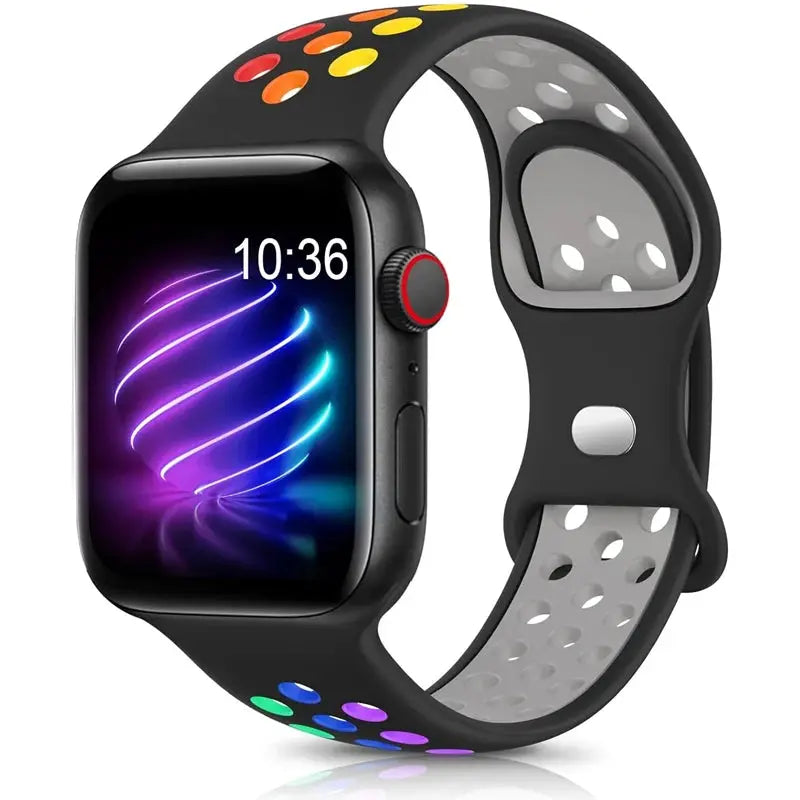 Strap For Apple Watch Band - Silicone Sport Bracelet for Series 10, 9, 8, Ultra, SE, 7, 6, 5, 44mm, 49mm, 40mm STRAPS