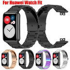 Stylish Stainless Steel Band for Huawei Watch Fit - Metal Bracelet STRAPS