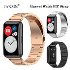 Stylish Stainless Steel Band for Huawei Watch Fit - Metal Bracelet STRAPS