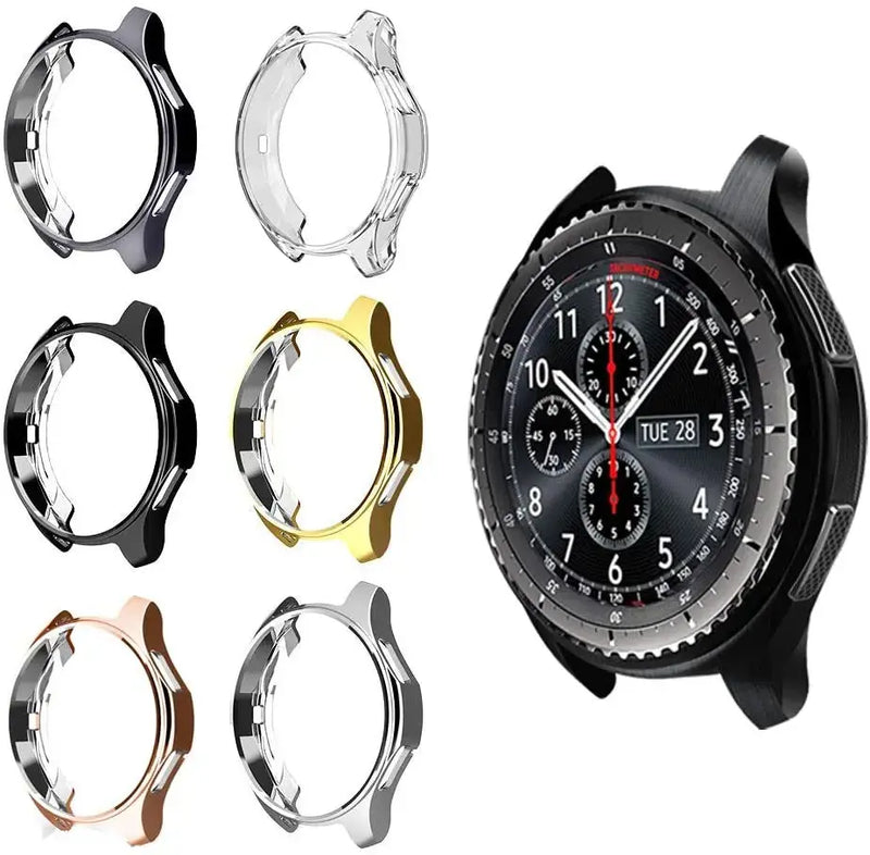 TPU Plated Screen Protector Case for Samsung Galaxy Watch 46/42mm & Gear S3 - Bumper Cover - STRAPS