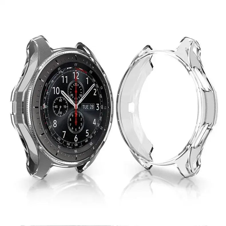 TPU Plated Screen Protector Case for Samsung Galaxy Watch 46/42mm & Gear S3 - Bumper Cover - STRAPS