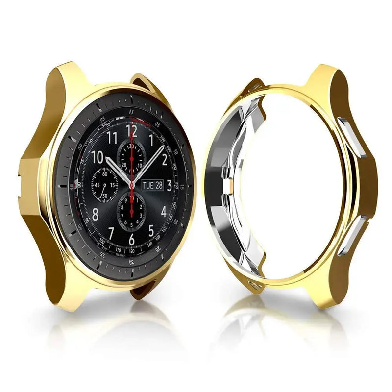 TPU Plated Screen Protector Case for Samsung Galaxy Watch 46/42mm & Gear S3 - Bumper Cover - STRAPS