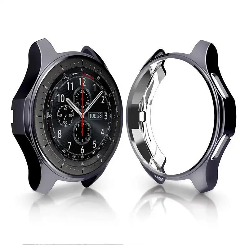 TPU Plated Screen Protector Case for Samsung Galaxy Watch 46/42mm & Gear S3 - Bumper Cover - STRAPS