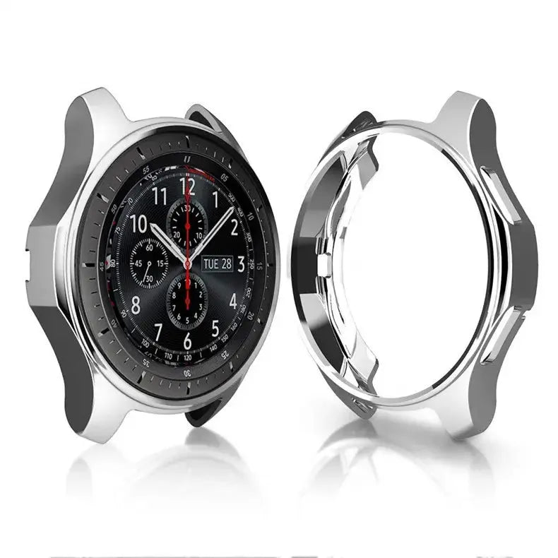 TPU Plated Screen Protector Case for Samsung Galaxy Watch 46/42mm & Gear S3 - Bumper Cover - STRAPS