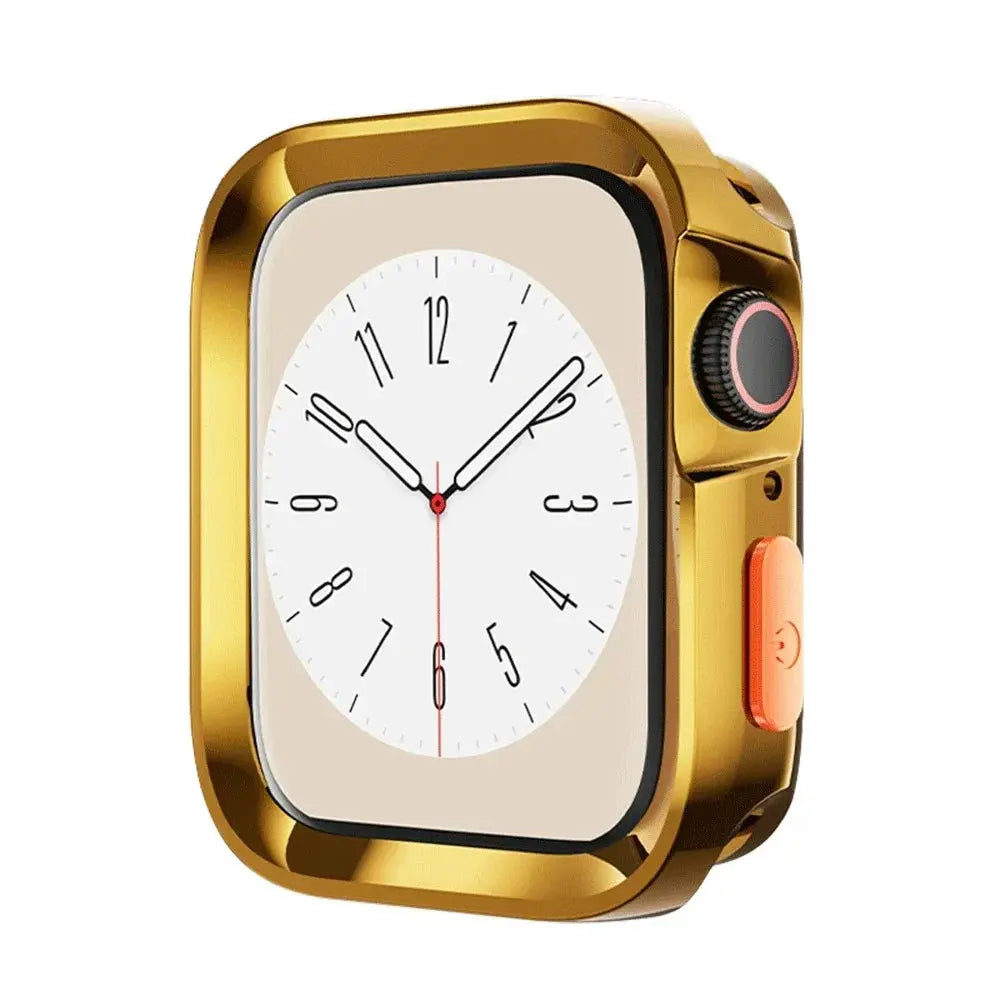 TPU Screen Protector & Bumper Case for Apple Watch 9/8/7/SE/6/5/4/3 - 40-45mm - STRAPS