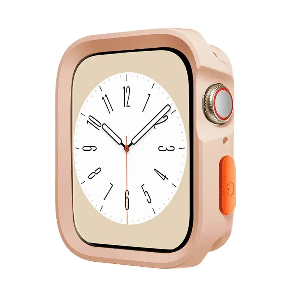TPU Screen Protector & Bumper Case for Apple Watch 9/8/7/SE/6/5/4/3 - 40-45mm - STRAPS