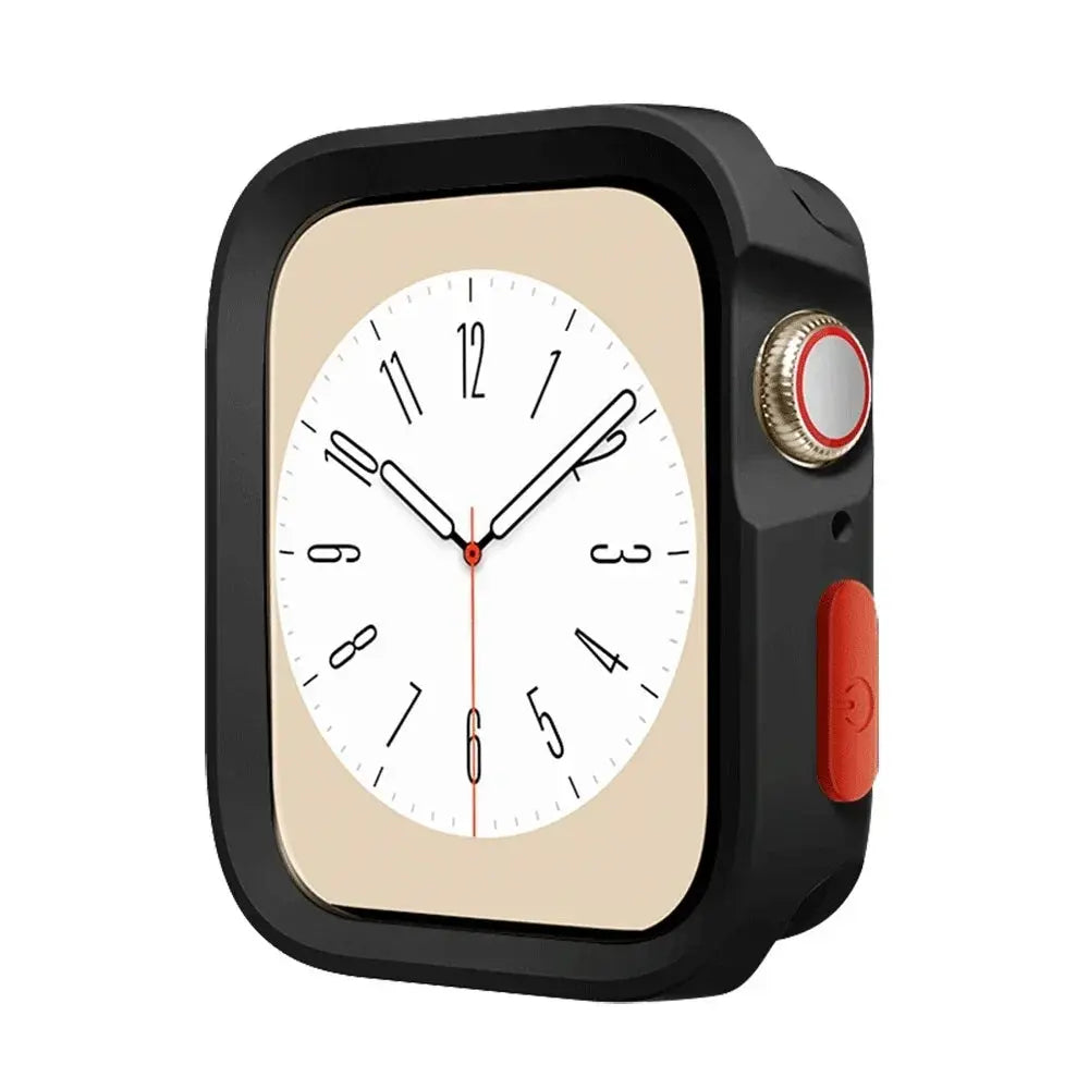 TPU Screen Protector & Bumper Case for Apple Watch 9/8/7/SE/6/5/4/3 - 40-45mm - STRAPS