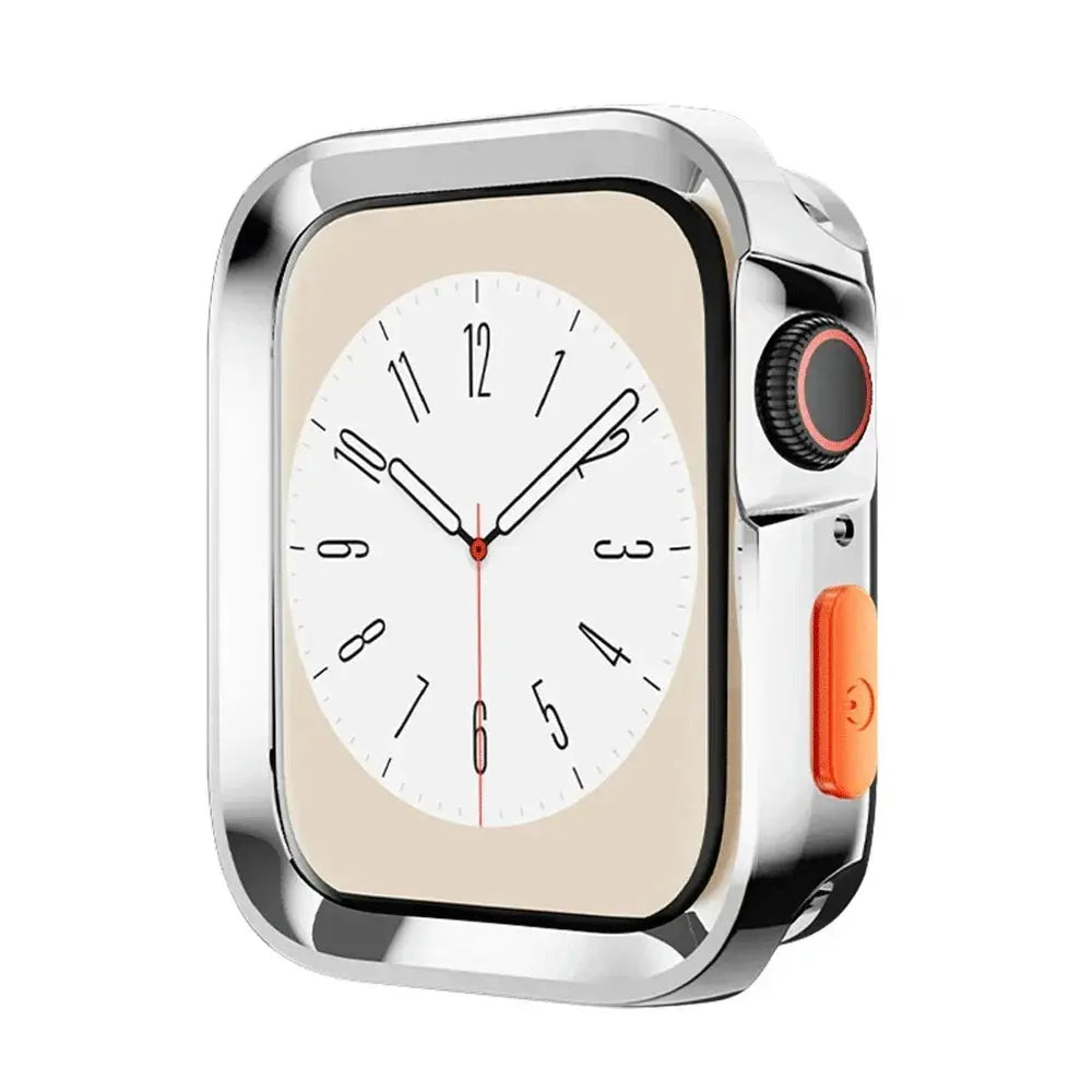 TPU Screen Protector & Bumper Case for Apple Watch 9/8/7/SE/6/5/4/3 - 40-45mm - STRAPS