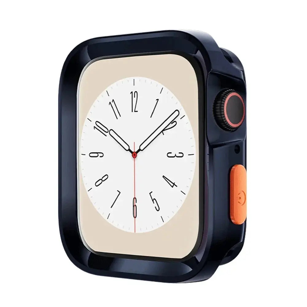 TPU Screen Protector & Bumper Case for Apple Watch 9/8/7/SE/6/5/4/3 - 40-45mm - STRAPS