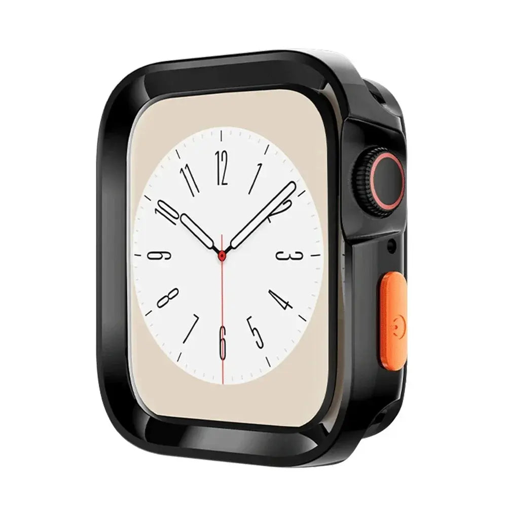 TPU Screen Protector & Bumper Case for Apple Watch 9/8/7/SE/6/5/4/3 - 40-45mm - STRAPS